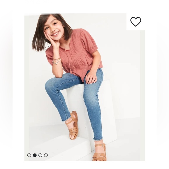 Old Navy 360° Stretch Girls👧🏻Extra High-Rise ROCKSTAR JEGGINGS Sz 12 - Picture 4 of 8